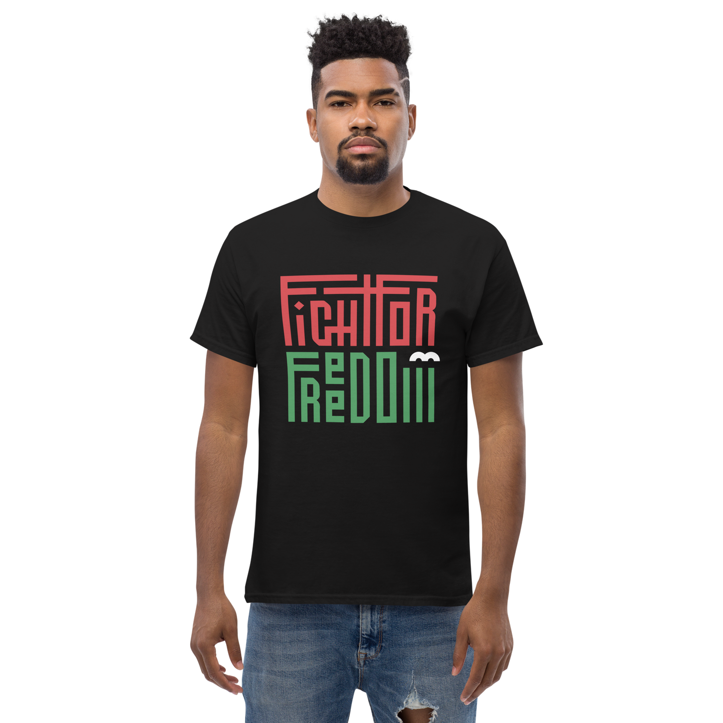 FIGHT FOR FREEDOM - T-shirt Classica unisex