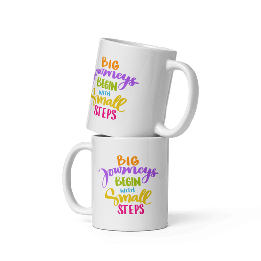 Tazza bianca "Big journey"