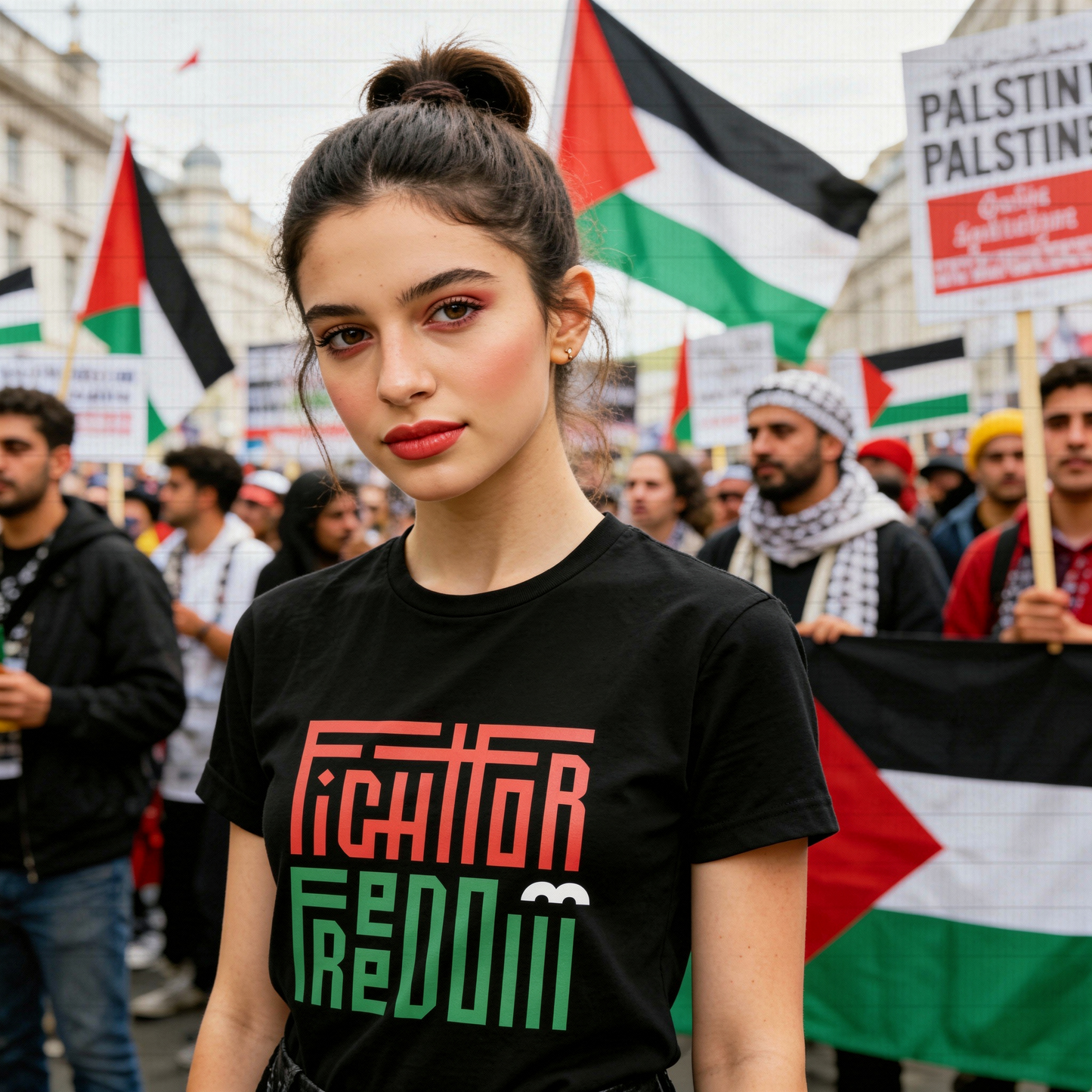 FIGHT FOR FREEDOM - T-shirt Classica unisex
