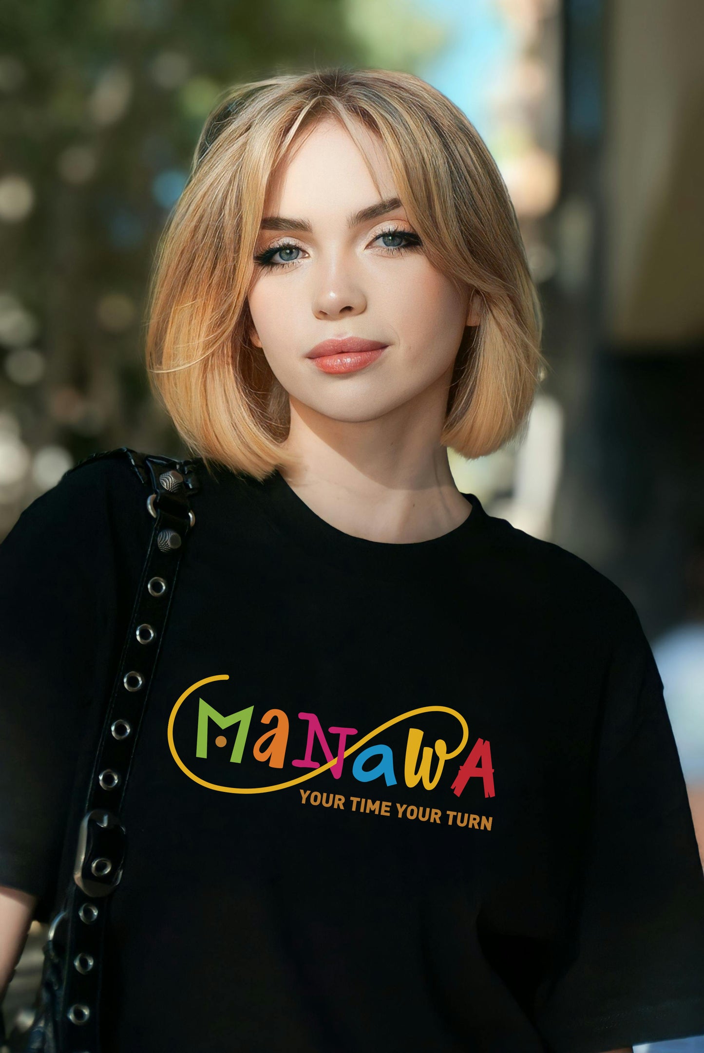 MANAWA your time your turn - T-shirt nera The Original 1ª edizione