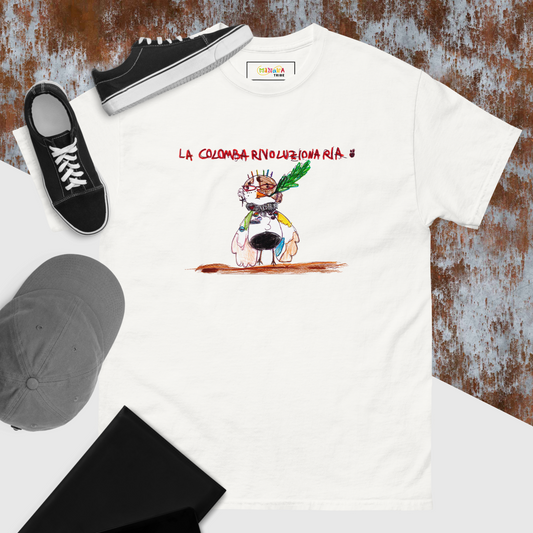 T-shirt "LA COLOMBA RIVOLUZIONARIA" - Graphic by Giuly
