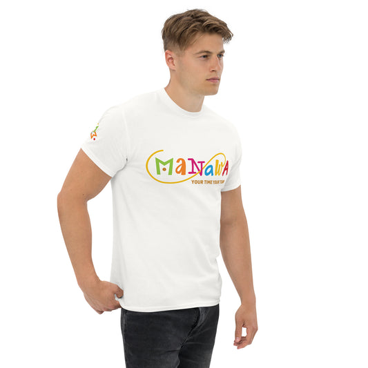 MANAWA your time your turn - T-shirt bianca  The Original 1ª edizione
